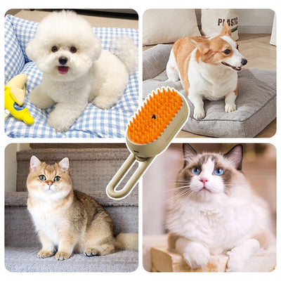 Pet Steam Brush (3-in-1)
