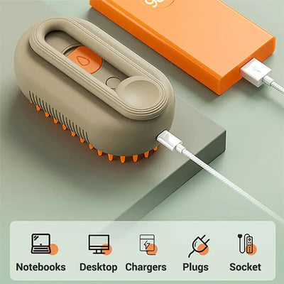 Pet Steam Brush (3-in-1)