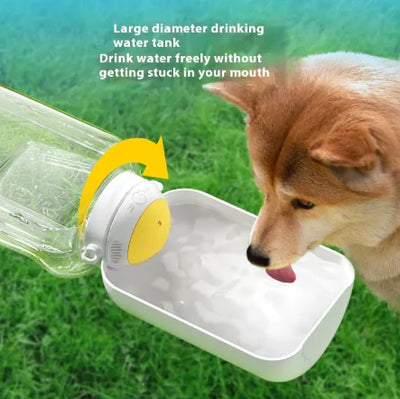 2-in-1 Pet Food & Water Bottle